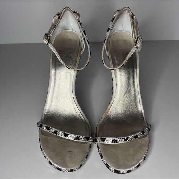 Stuart Weitzman Silver and Black Heels - Picture 3 of 14